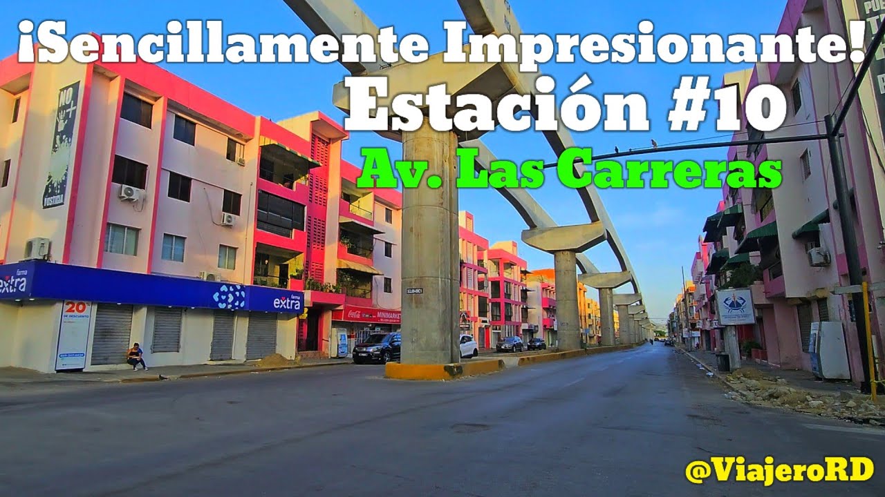 Impresionante Av. Las Carreras y su estación #10