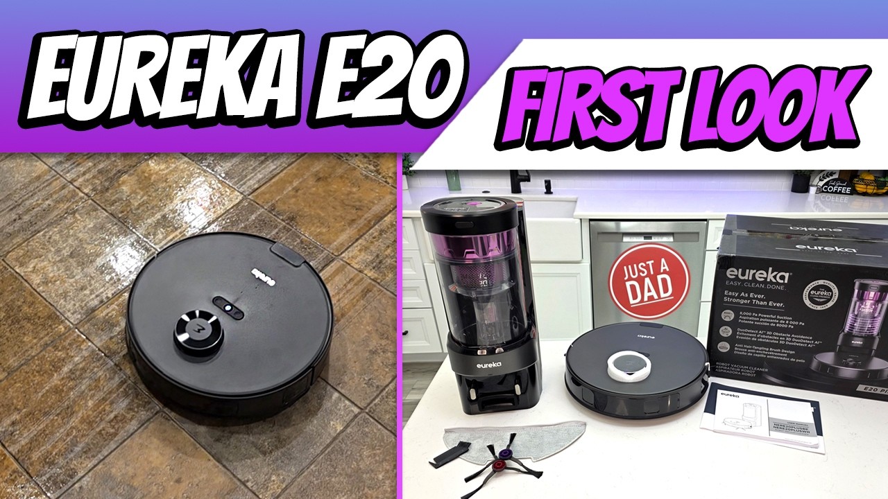 Eureka E20 Plus Robot Vacuum and Mop UNBOXING & FIRST LOOK - How To Setup Wifi & Map Your Home
