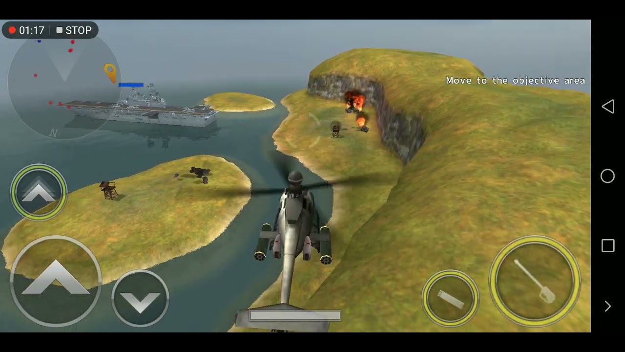 Gunship battle version 2.8.21 seahack attack helicopter in mission gameplay Blackmoth #gunshipbattle