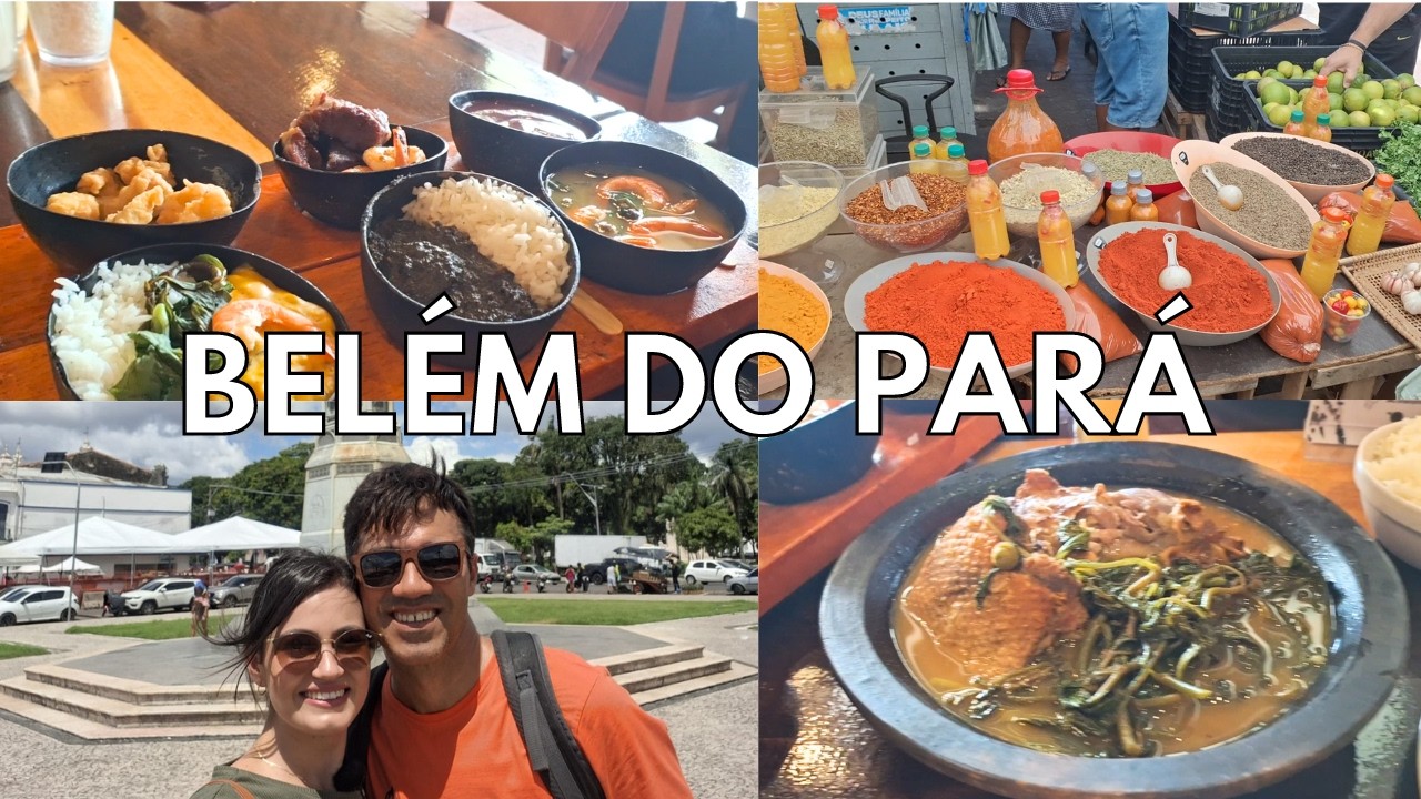 AS MARAVILHAS DE BELÉM DO PARÁ! MUITA COMIDA GOSTOSA E DIFERENTE 😍 AMEI O TACACÁ 😋 LUGAR MARAVILHOSO