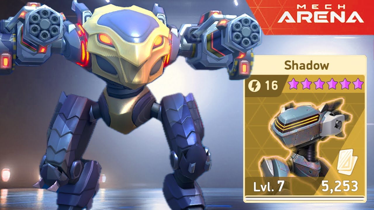 Shadow&rsquo;s got the Minigun - prepare to run, or you&rsquo;re done! 😵🔥 Mech Arena