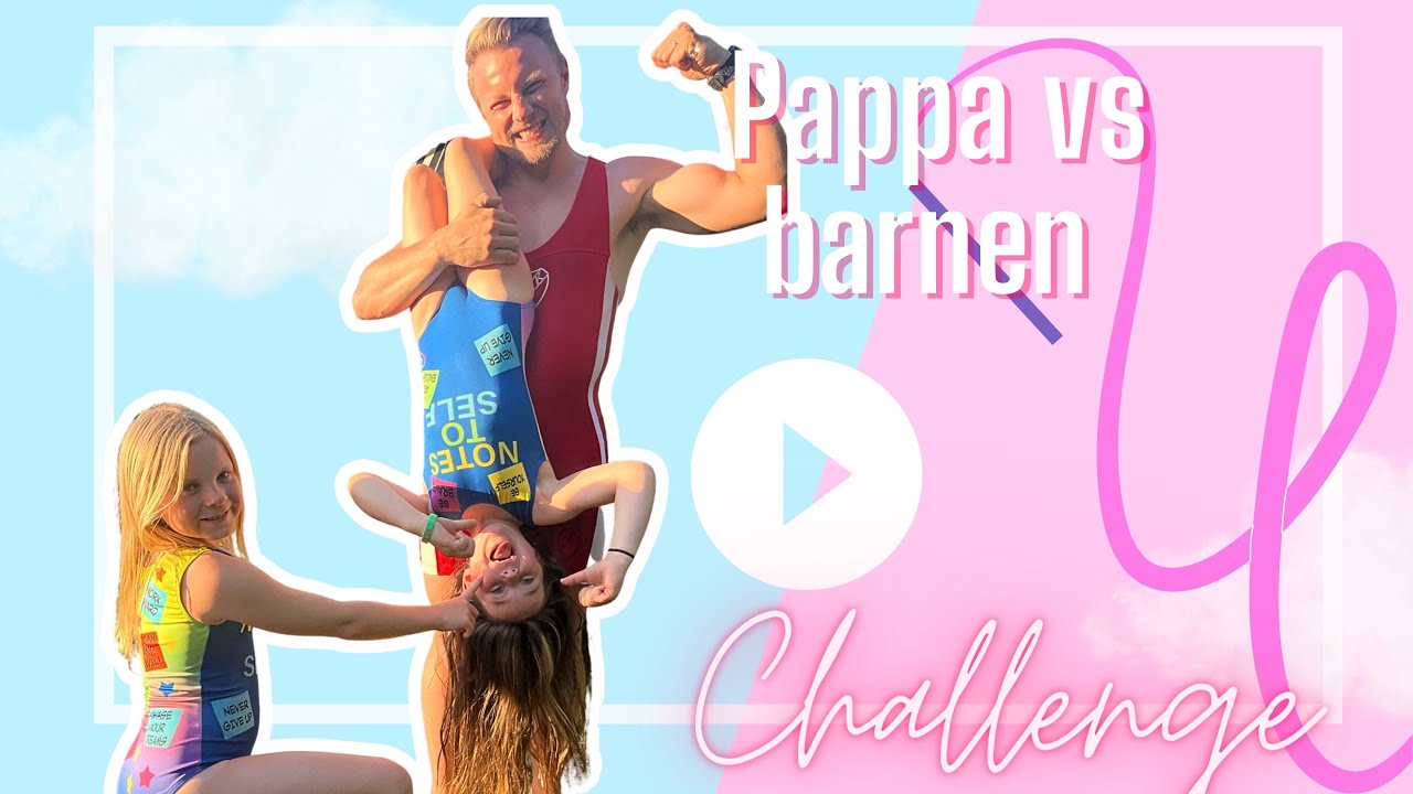 PAPPA Vs BARN 🤸🏽‍♀️ Gymnastik challenge - 3prinsessor