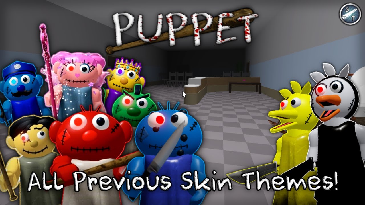 Roblox Puppet ~ All Previous Skin Design Themes!