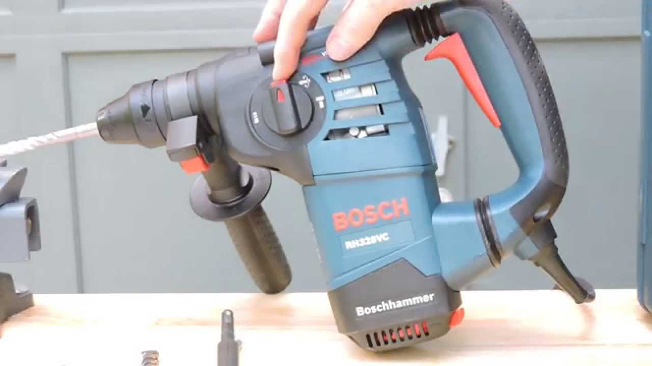 Bosch SDS-Plus, 1 1/8 Inch Rotary Hammer, Model RH328VC