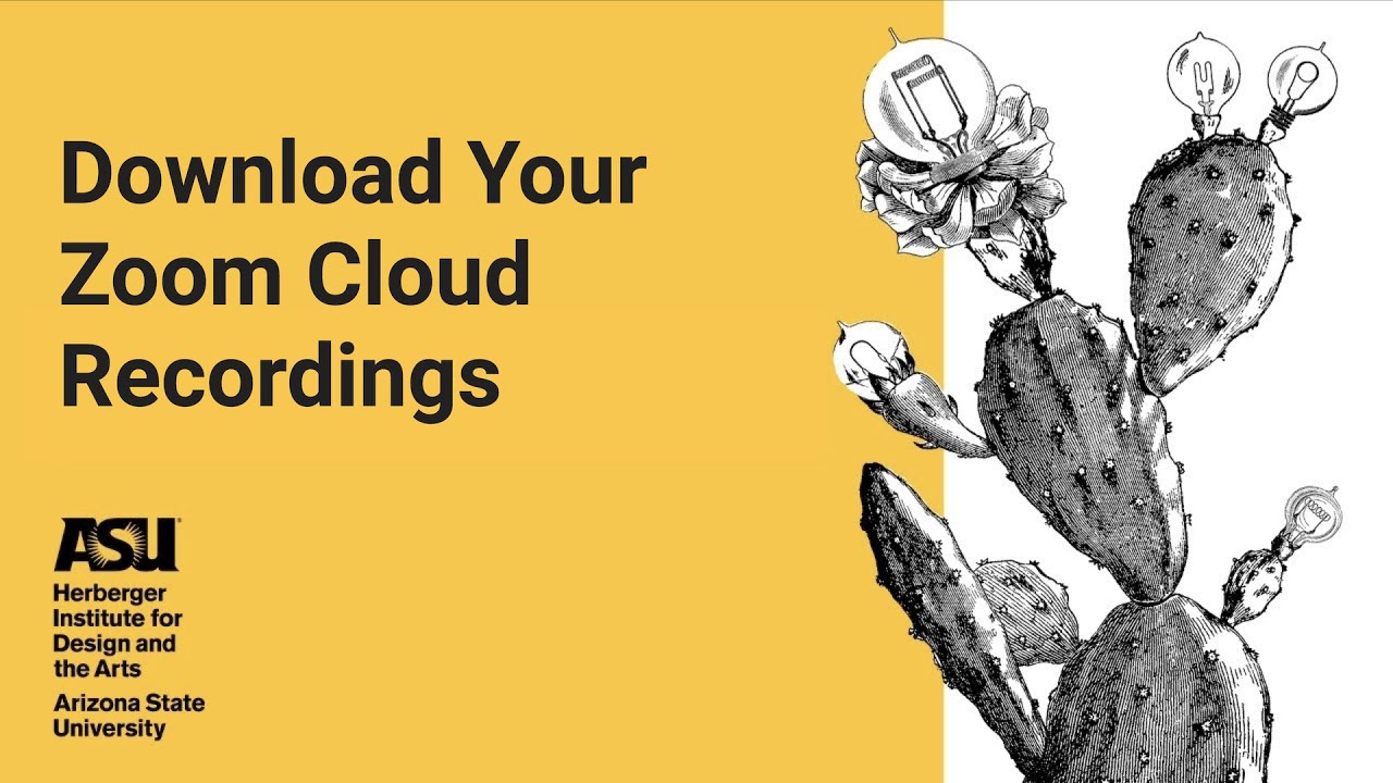Download Your Zoom Cloud Recordings