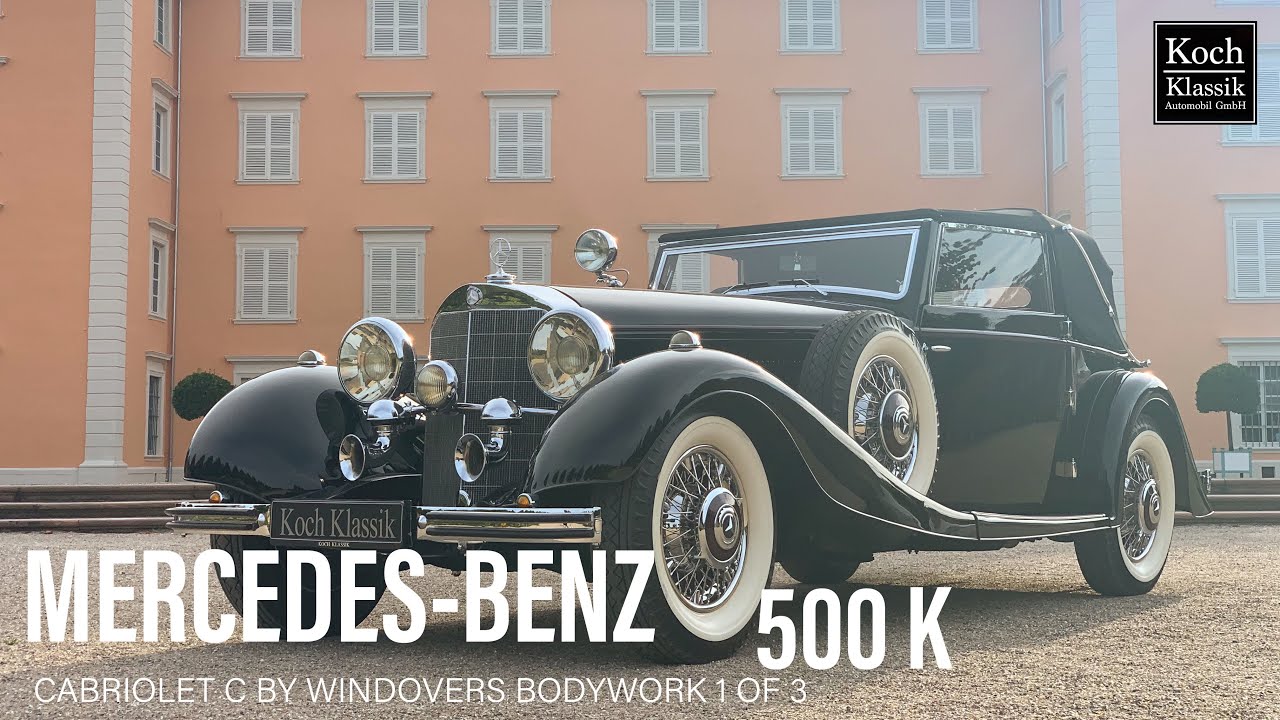 KOCH KLASSIK // Mercedes-Benz 500K Cabriolet C 1935 drive and sound