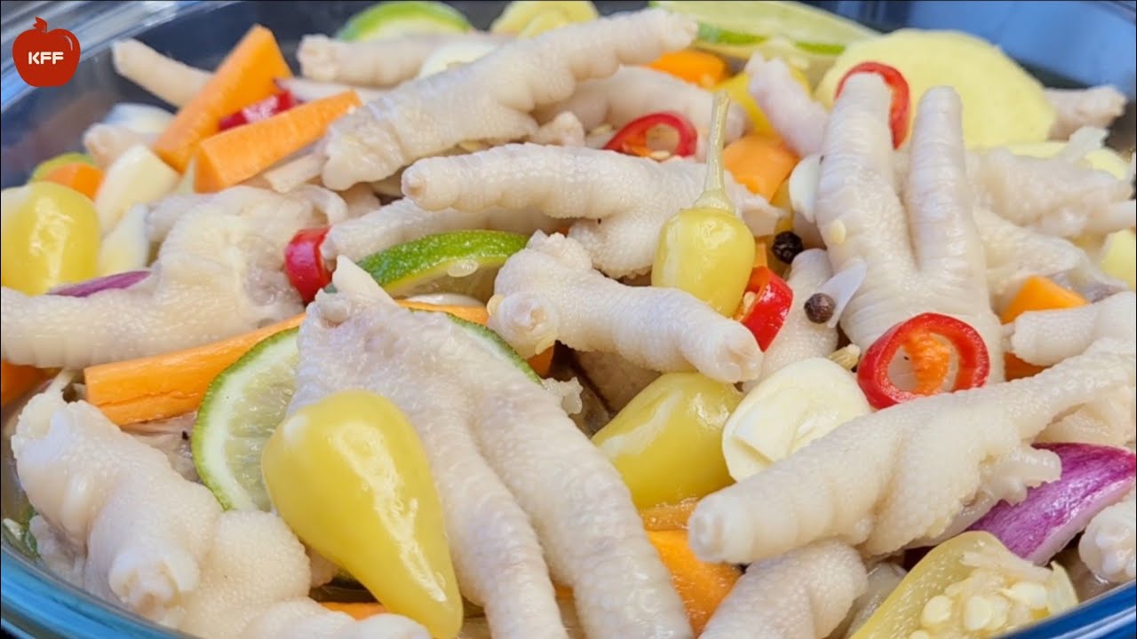 Chicken feet chinese recipe || ជ្រក់ជើងមាន់ ក្បួនចិន || Khmer Fusion Food