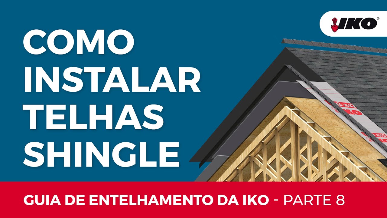 Como instalar telhas shingle — Guia de entelhamento da IKO Parte 8