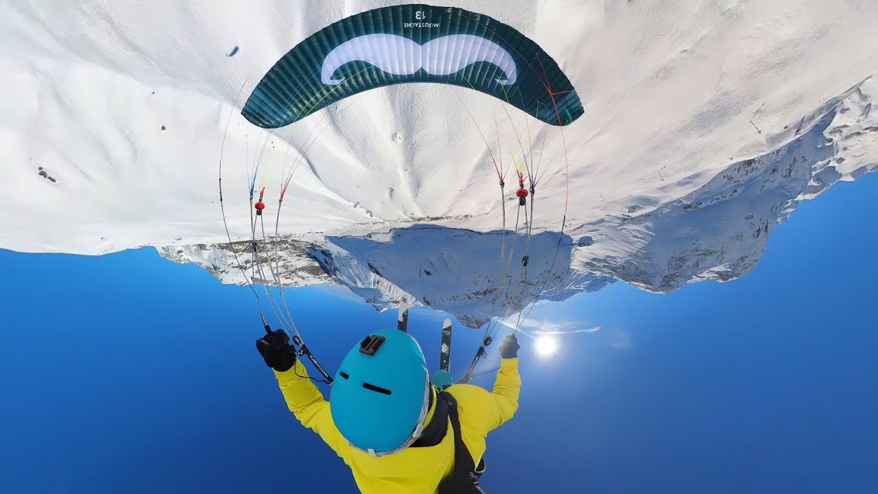 Speedflying with the Flare Moustache 13 at Manchet