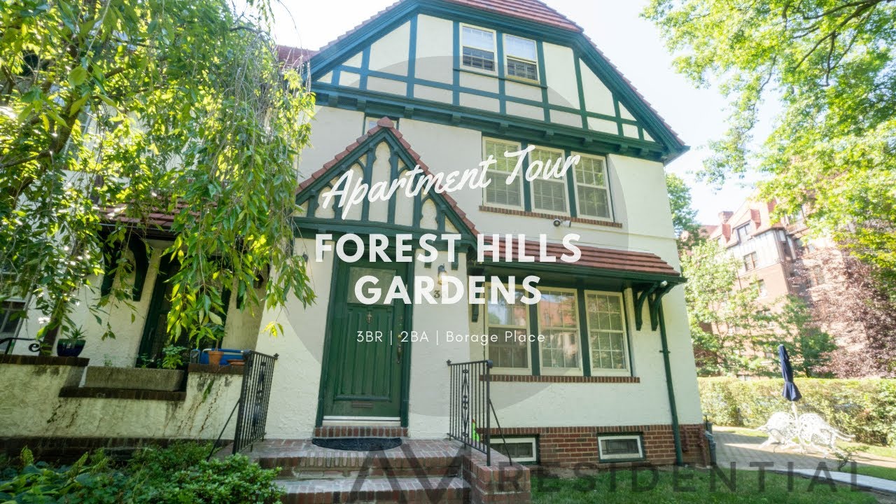 Video Tour - Unique 3BR/2A duplex for rent in beautiful Forest Hills Gardens, Queens NY