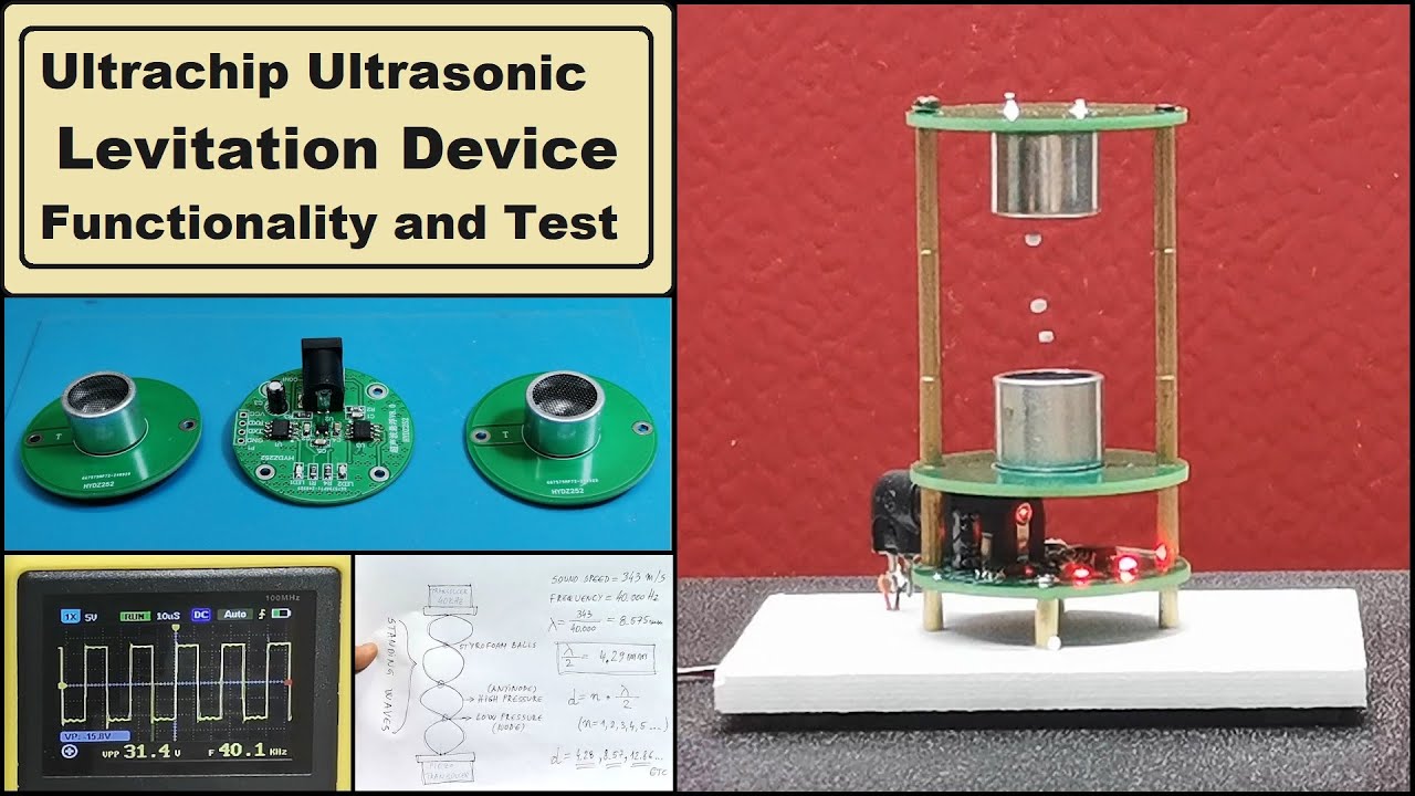 Ultra cheap Ultrasonic levitation Device - functionality and testing