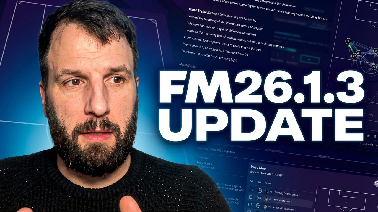 Football Manager 26.1.3 Update | Pass Maps return and End of META Tactics?