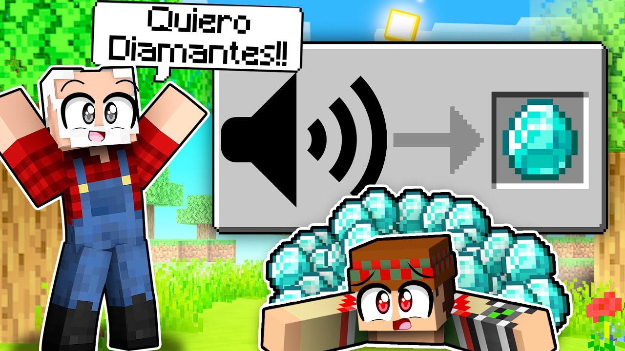 &iexcl;MINECRAFT pero TODO LO QUE DIGO lo CONSIGO! 😍💎 MINECRAFT con SILVIOGAMER