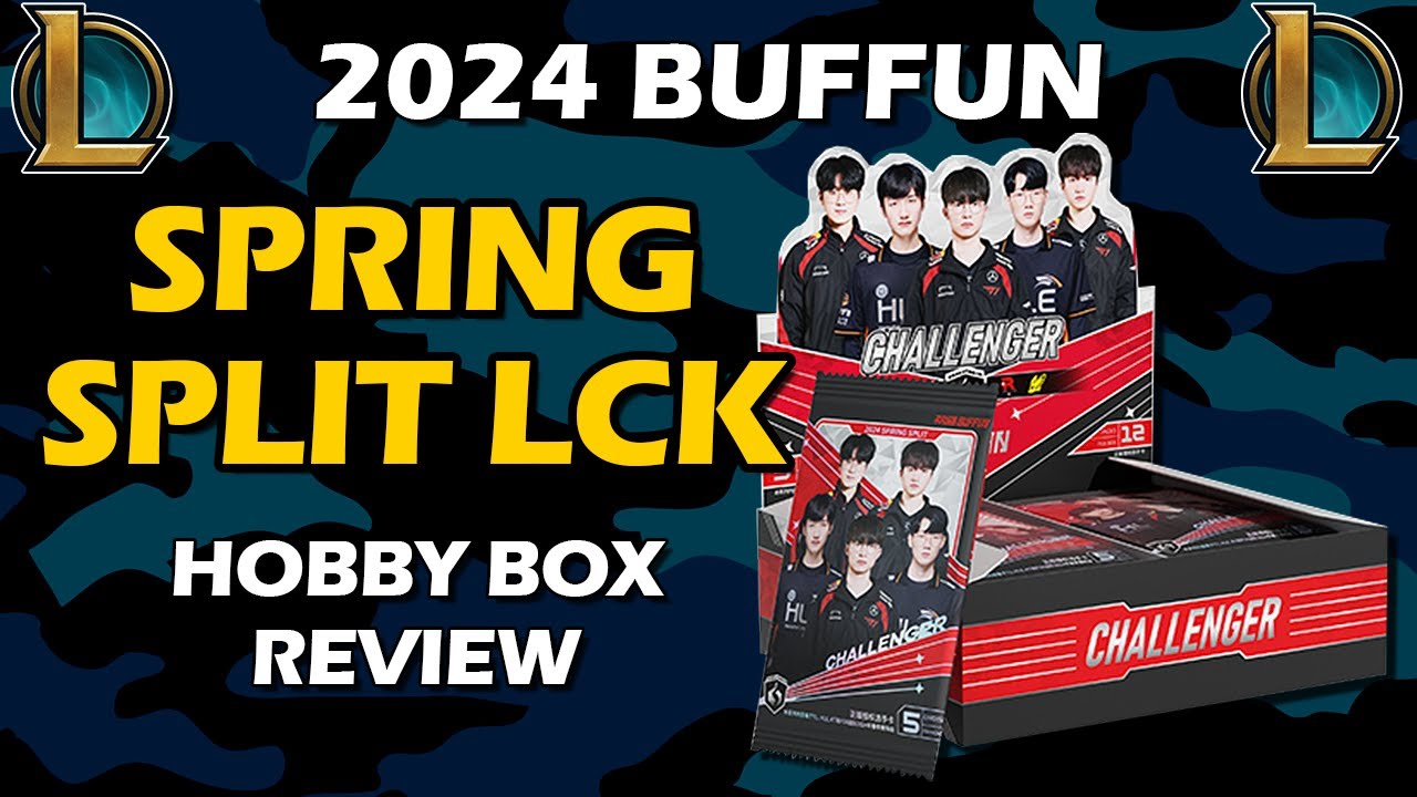 LEAGUE TRADING CARDS!! 2024 Buffun Challenger LCK Spring Split Hobby Box Review (League of Legends)