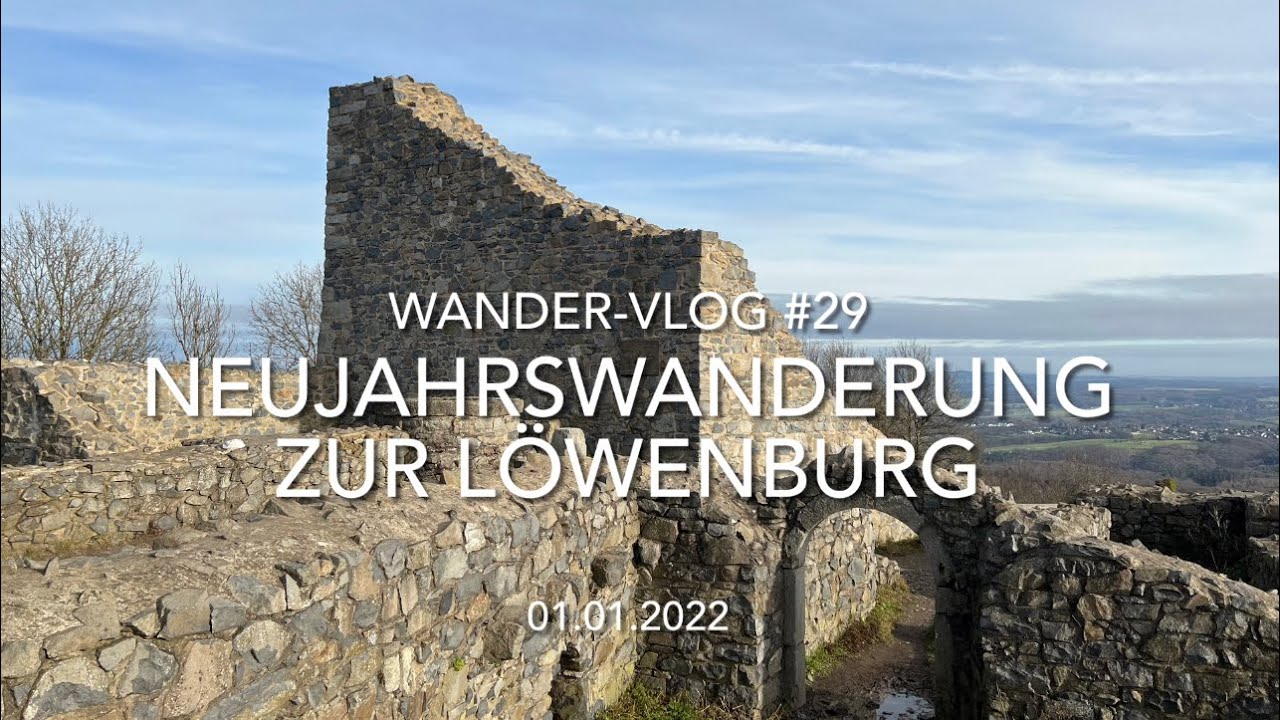 Siebengebirge: Auf die Löwenburg (455m) - Wander-Vlog #29
