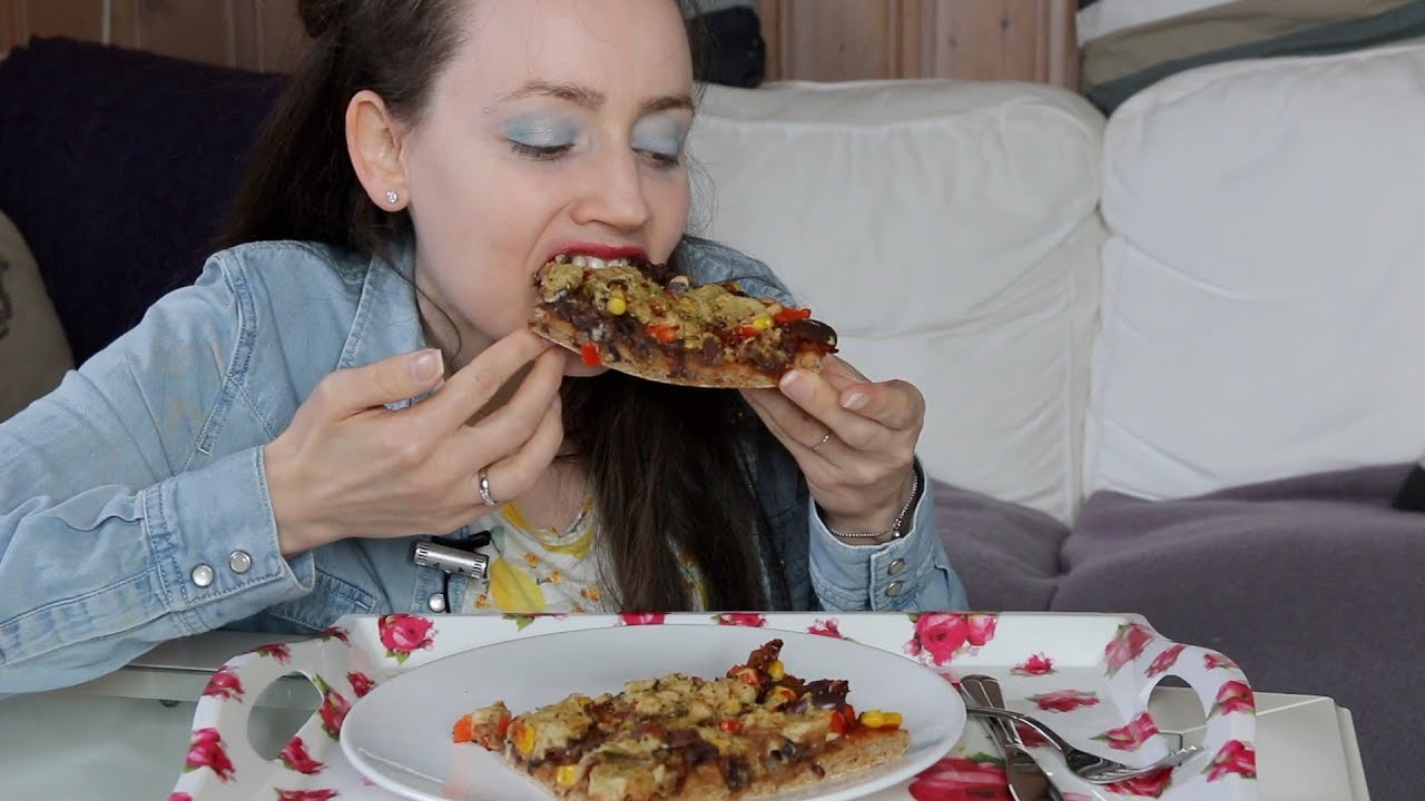 ASMR Whisper Eating Sounds | Pizza