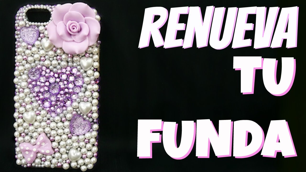 Cómo decorar funda para celular con piedras por Fantasticazul