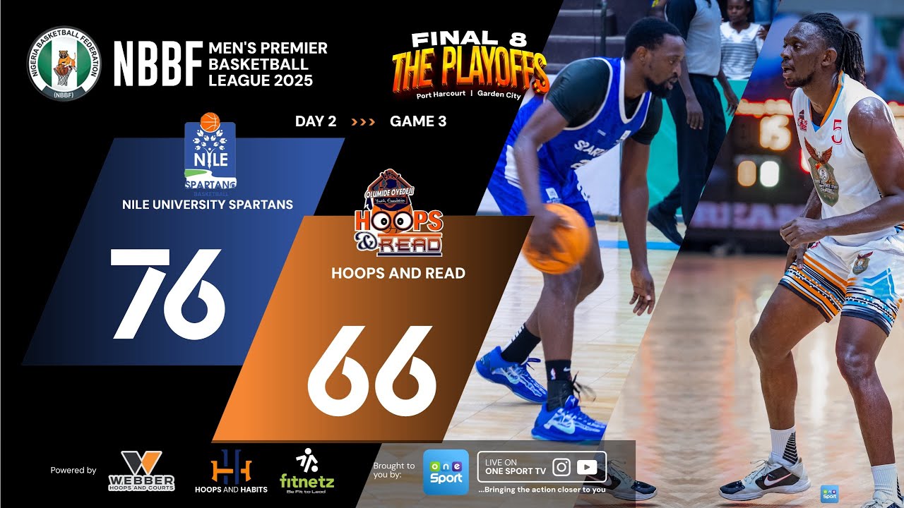 Nile University Spartans vs Hoops and Reads | Highlights | 76&ndash;66| Day 2 Game 3 |NBBFMen&rsquo;s Basketball