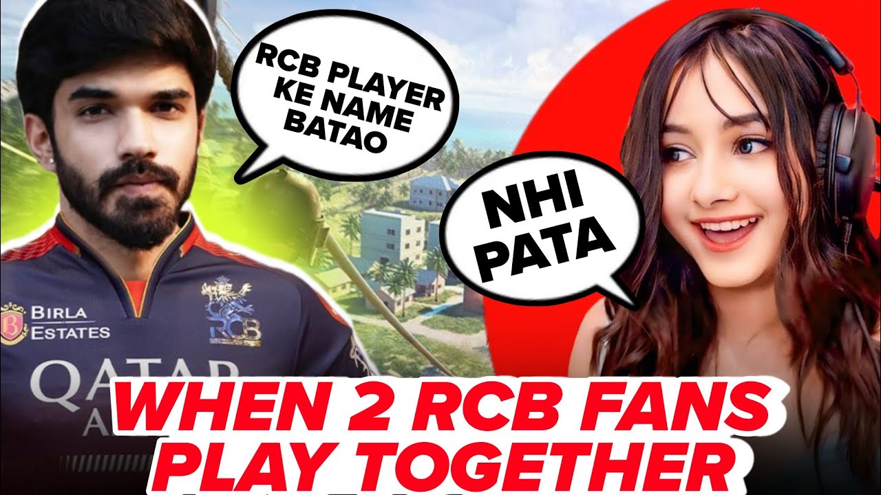 When 2 RCB Fan Plays BGMI😆 *BGMI HIGHLIGHT!