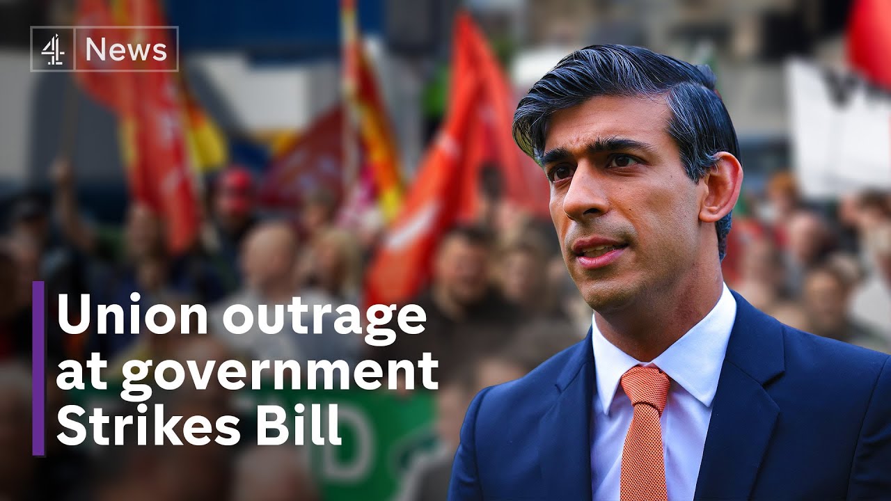 Unions rage as government introduces controversial Strikes Bill