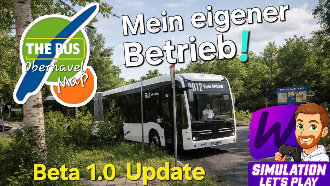 THEBUS🚍Oberhavel Map  - Die erste Tour im eigenen Betrieb - Beta 1.0 | März 2026