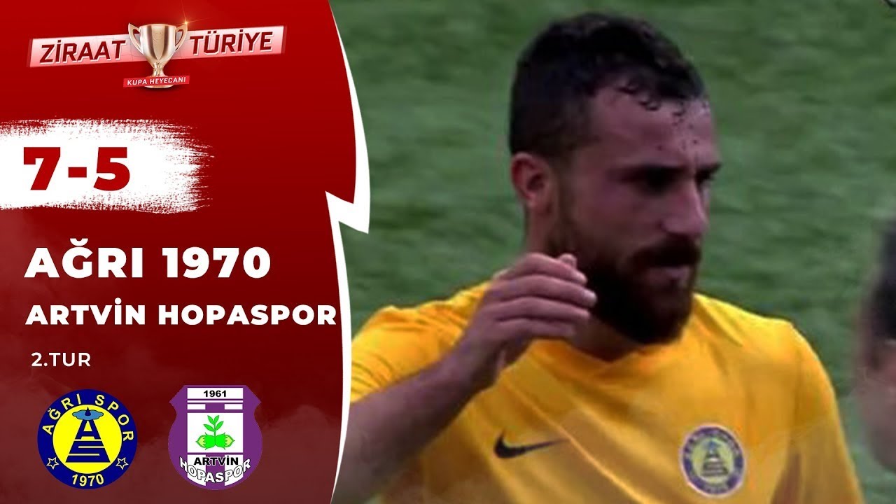 Ağrı 1970 Spor 7-5 Artvin Hopaspor Maç Özeti (Ziraat Türkiye Kupası 2.Tur)  11.09.2019