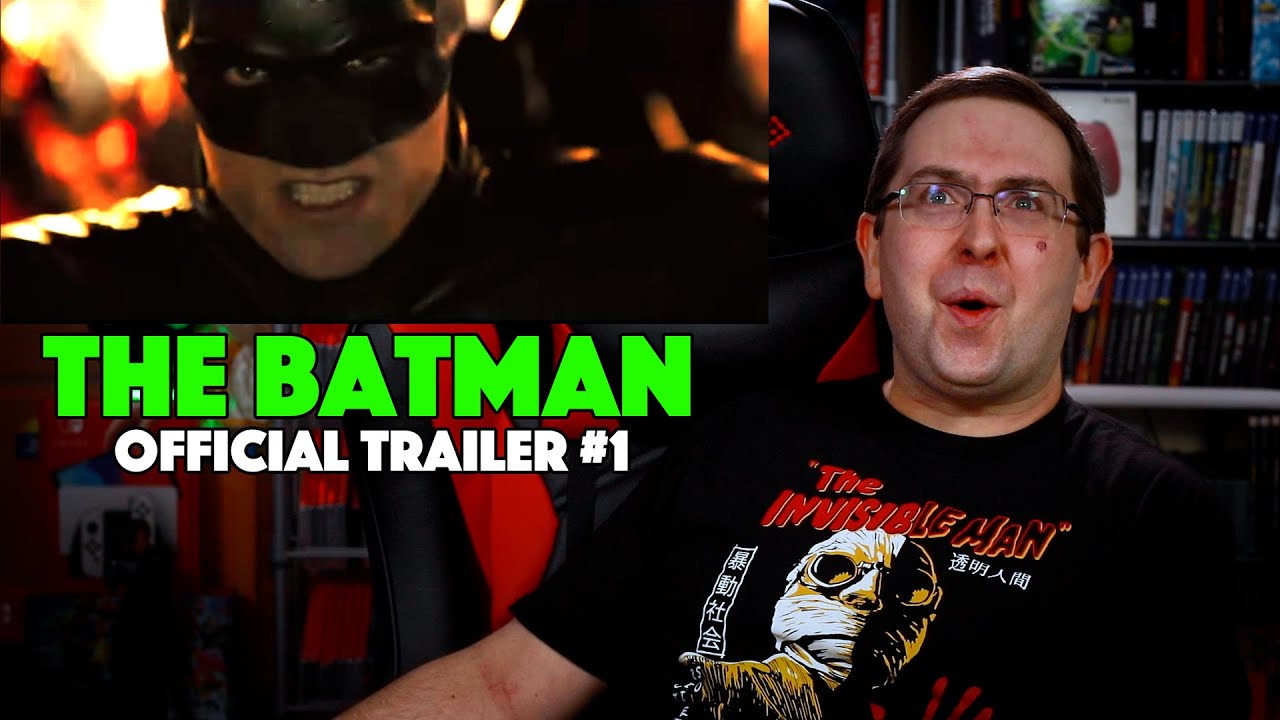 REACTION! The Batman Trailer #1 - Robert Pattinson Movie 2022