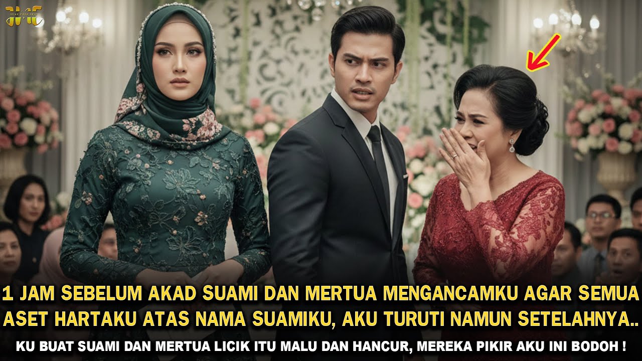 1 JAM SEBELUM AKAD SUAMI DAN MERTUA ANCAM AKU AGAR SERAHKAN HARTAKU ATAS NAMANYA,KU BUAT MEREKA MALU