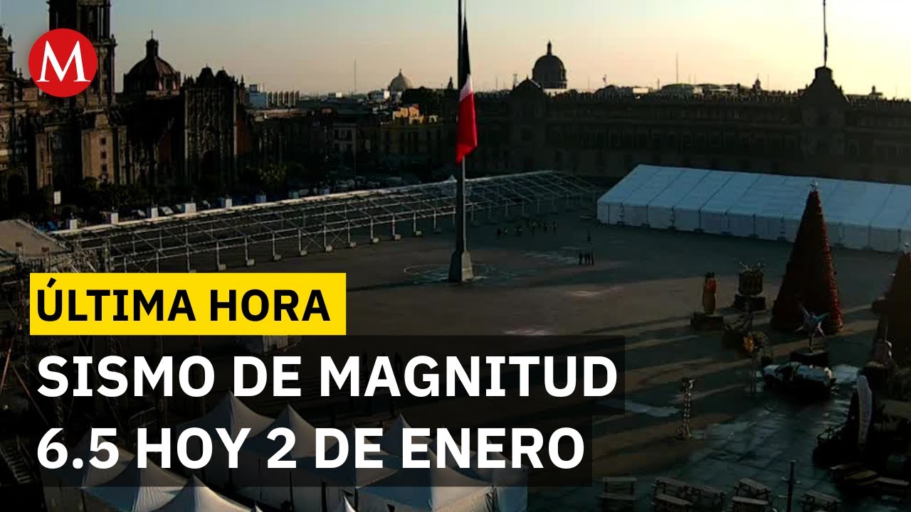 ÚLTIMA HORA: Sismo de magnitud 6.5 con epicentro en Guerrero HOY 2 de enero