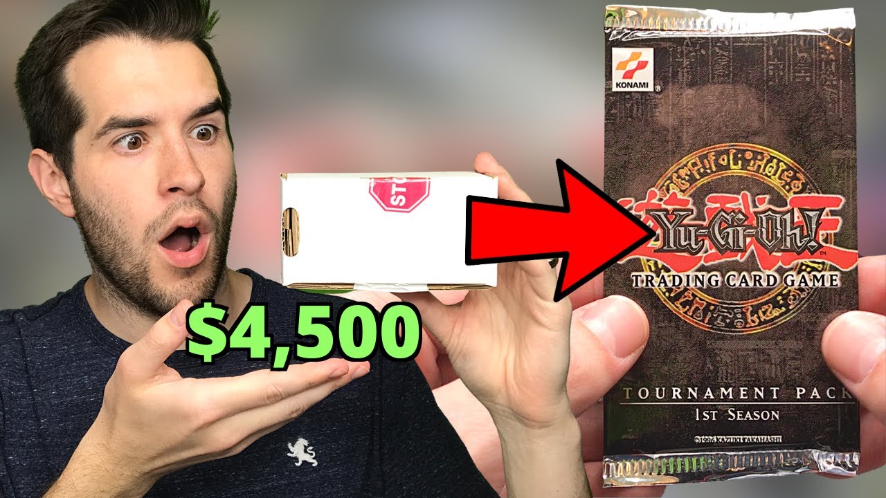 Opening The FIRST Yugioh Tournament Pack Box EVER! ($4,500)