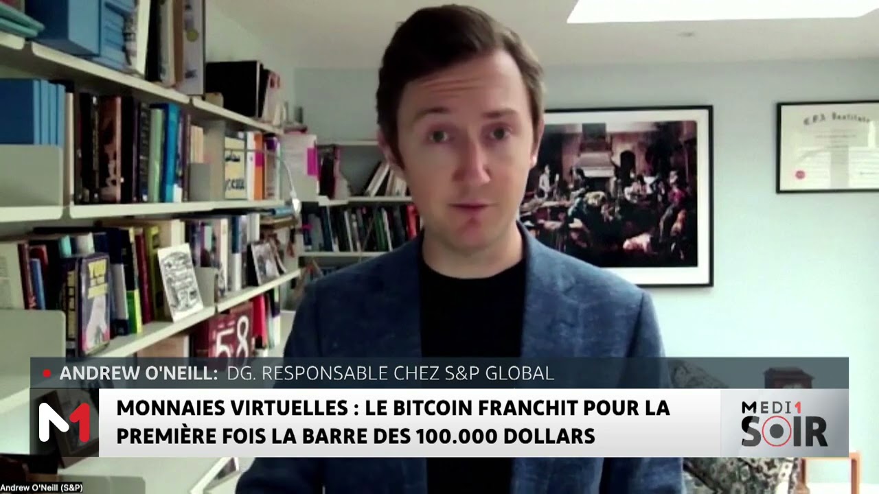 Monnaies virtuelles : le bitcoin franchit pour la premi&egrave;re fois la barre des 100 000 dollars