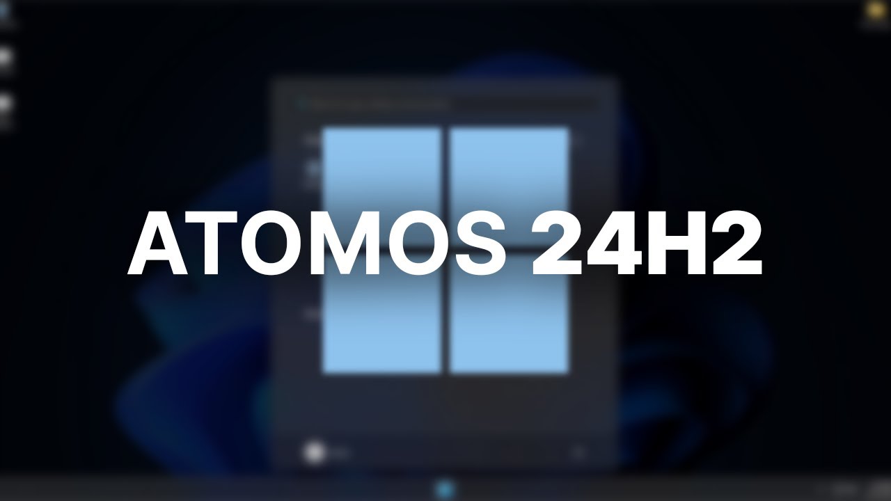 Konkurent Tiny11? -AtomOS 24H2