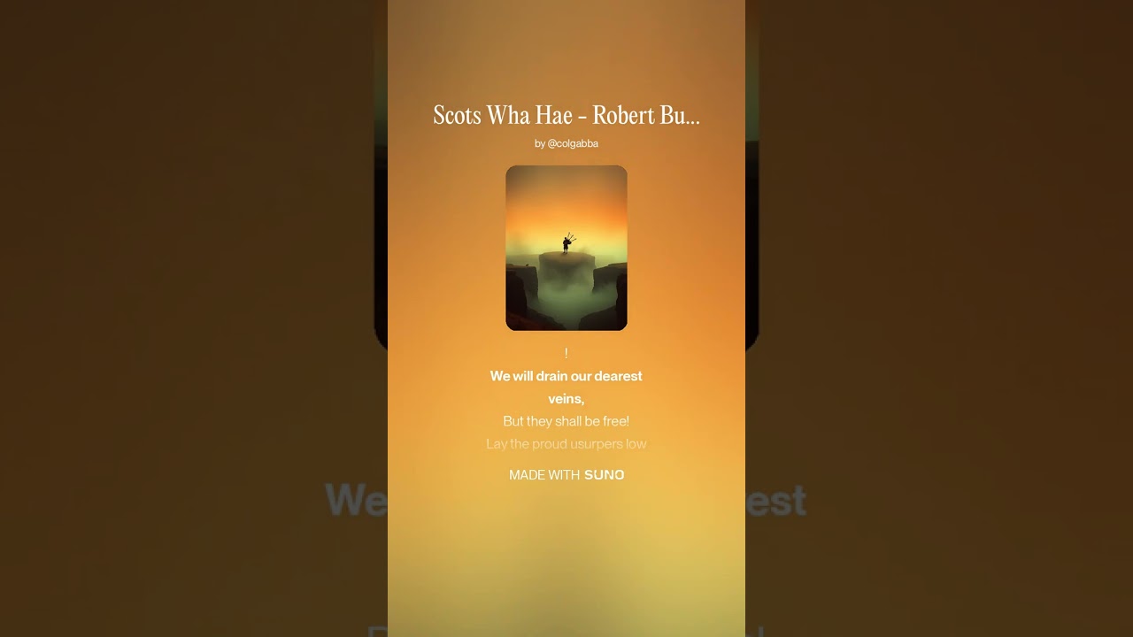 Scots Wha Hae   Robert Burns 1793