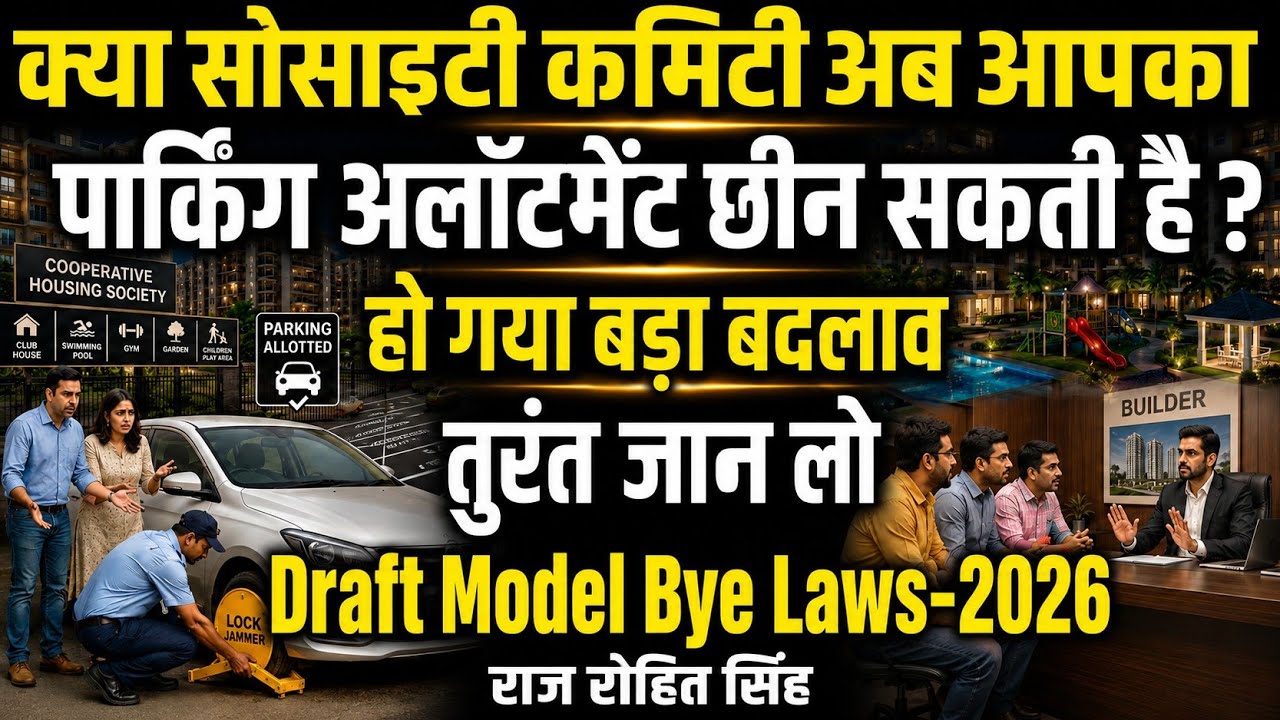New Parking Allotment Rules & Legal Right As Per Model Bye Law 2026 | #viral #viralvideo #mumbai #yt