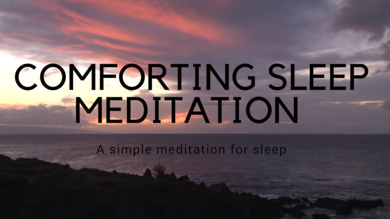 COMFORTING SLEEP GUIDED MEDITATION for deep sleep, calming sleep, relaxing sleep meditation