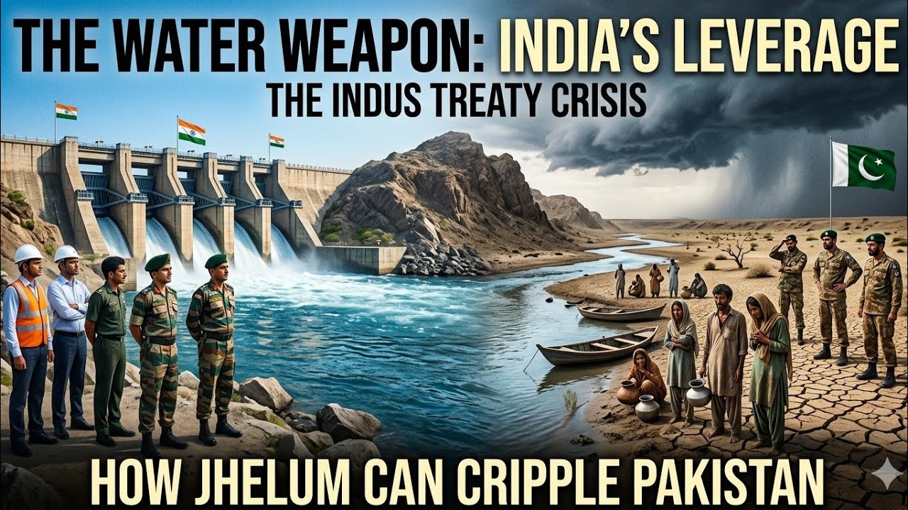 The Water Weapon: How India Can Cripple Pakistan Without War 🇮🇳