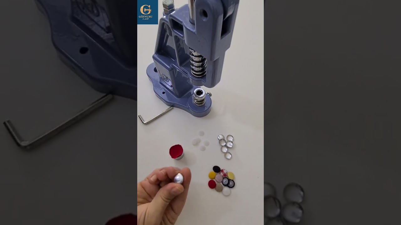 Kumaş Kaplama D&uuml;ğme Yapımı /Kaplama D&uuml;ğme Yapılışı