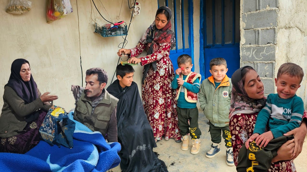 Kamdin's illness and Salahuddin's family's visit to Leila's family