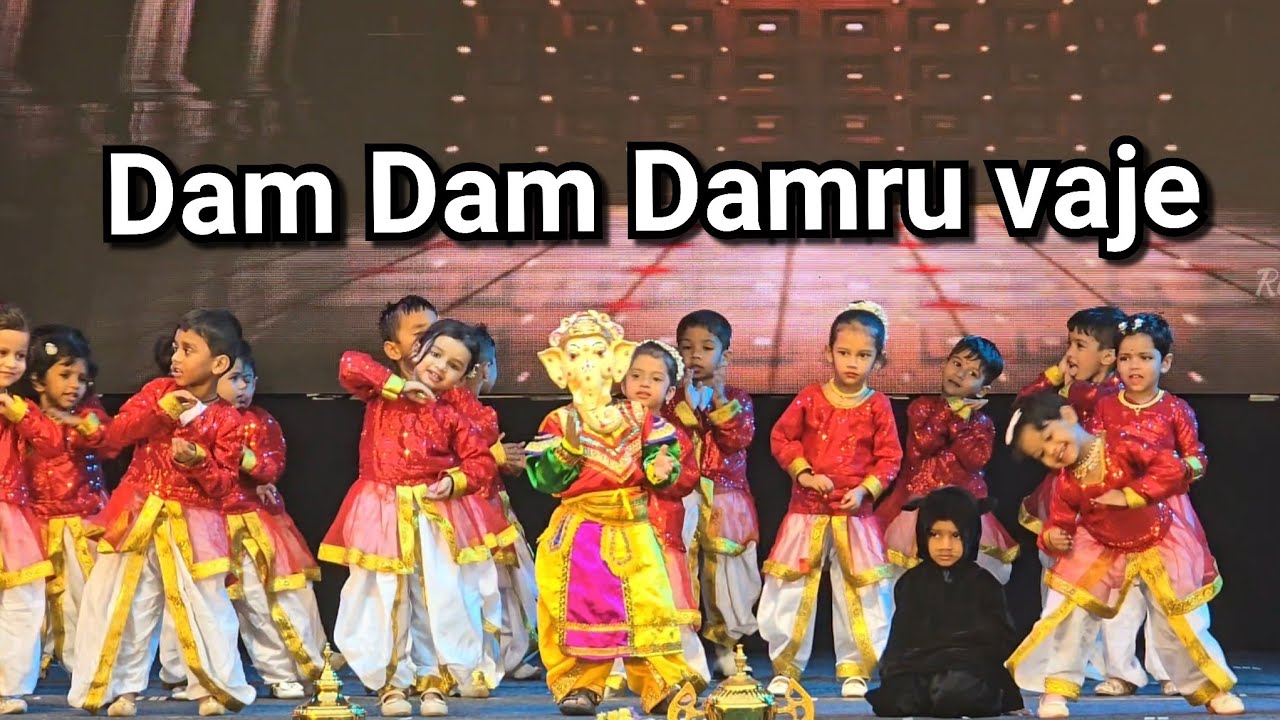   Dam dam damru vaje Matrix school  Nursery  annual day #dance #Nursery 