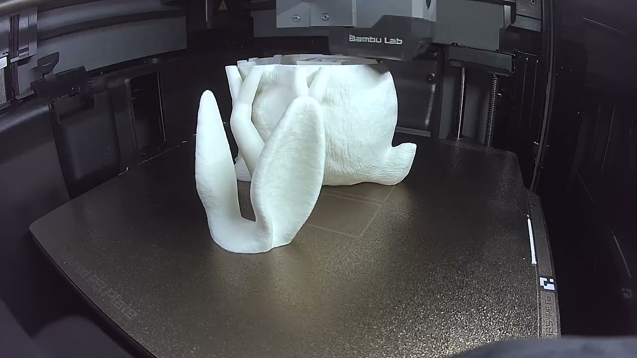 3D Printed Bunny Rabbit Lamp
