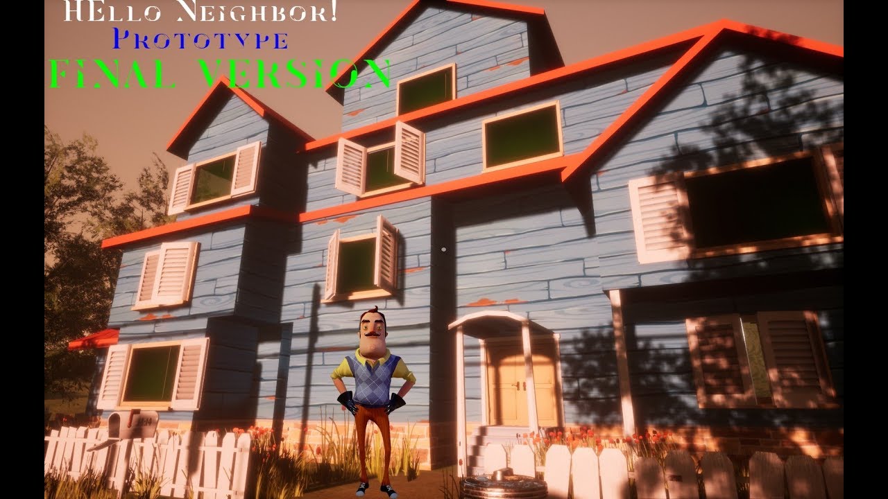 Hello Neighbor Prototype FINAL VERSION gameplay
