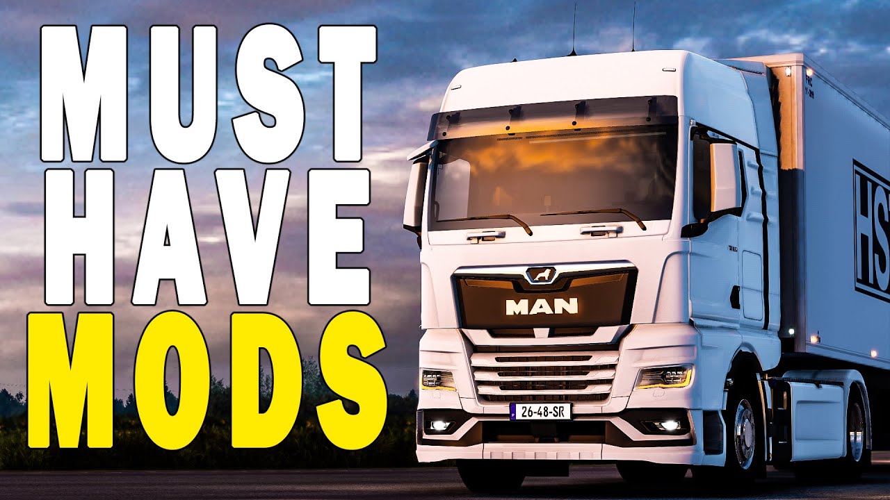 TOP 10 MUST HAVE ETS2 MODS IN SCS CONVOY MULTI PLAYER - Euro Truck Simulator 2 1.42 Mods