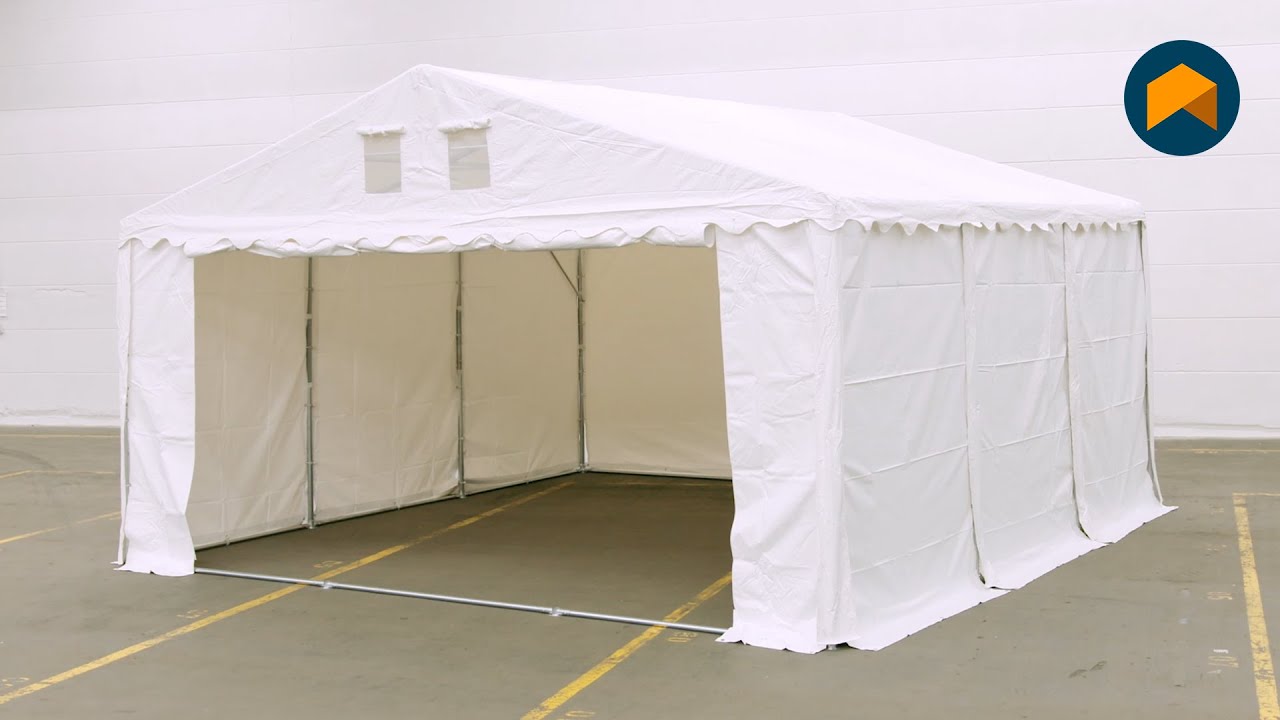 Lagertelt 6x6 - Monteringsanvisning (VARIO, Professional) | Telttorget
