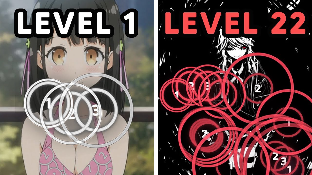 24 Levels of Finger Control in osu!: Easy to Complex