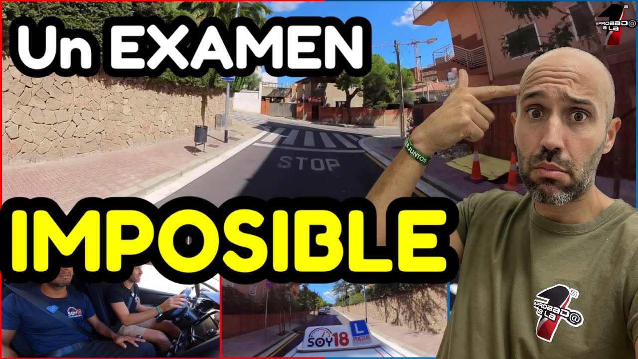 La ZONA de EXAMEN mas DIFÍCIL de ESPAÑA...podré APROBAR este EXAMEN de CONDUCIR en BARCELONA??