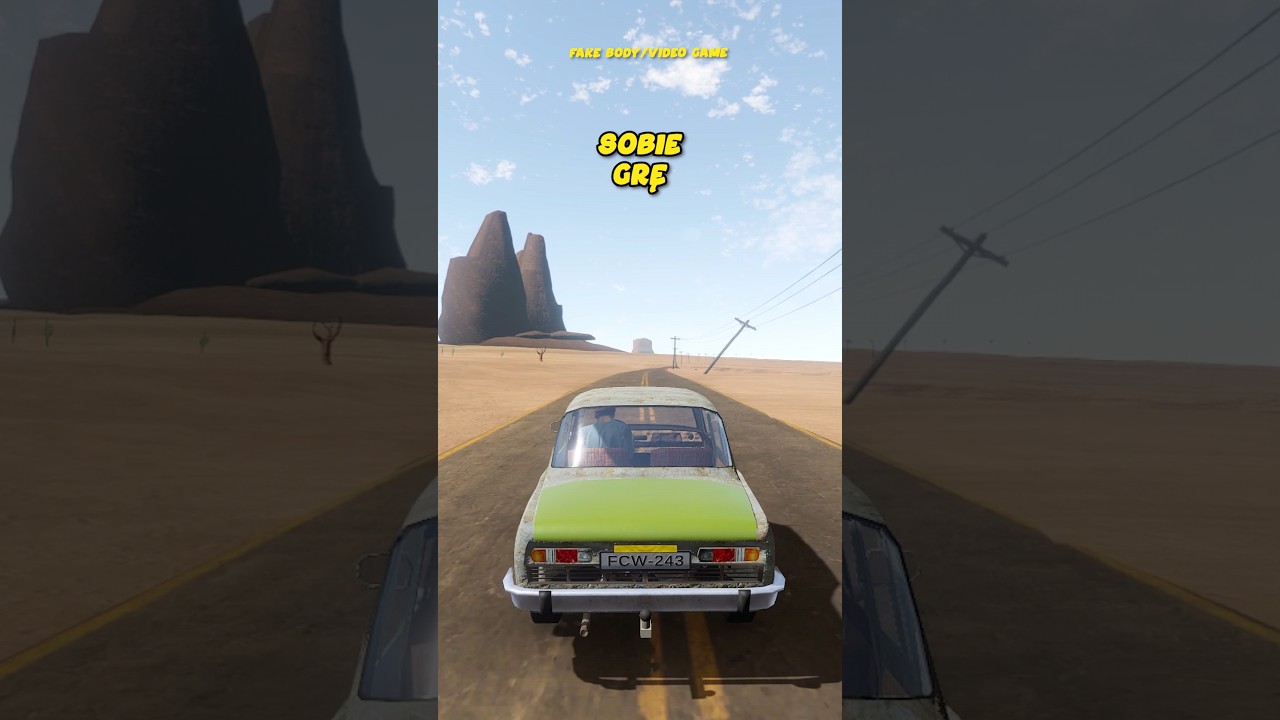 SYMULATOR JAZDY ZE STARYM NA WAKACJE?! 🏖️ - THE LONG DRIVE #shorts
