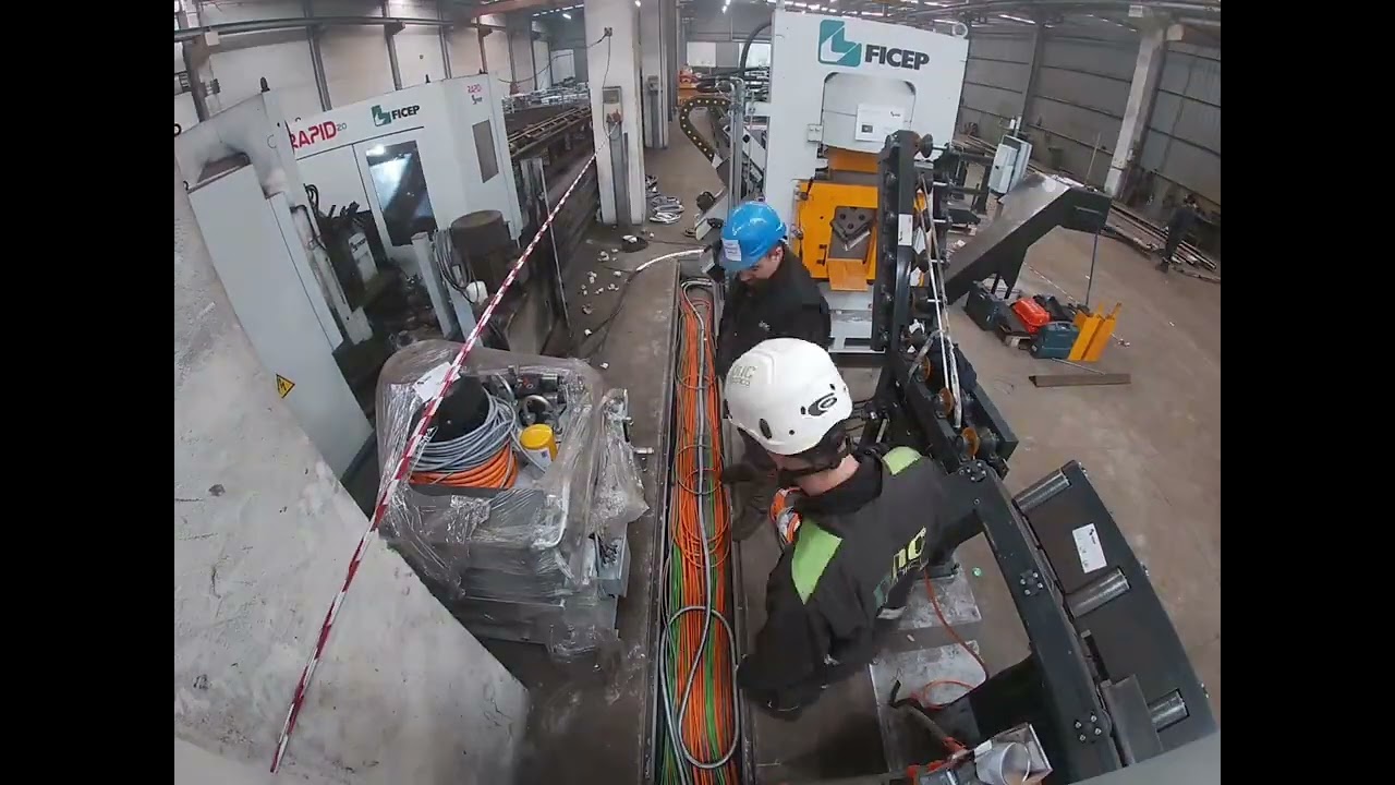 Final big installation of the year — mission accomplished. Ficep Rapid 20 time-lapse installation.