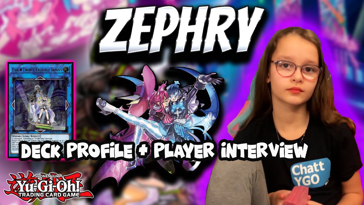 9 year old Yu-Gi-Oh Phenom! Zephry New Live Twin Tournament Profile!!!