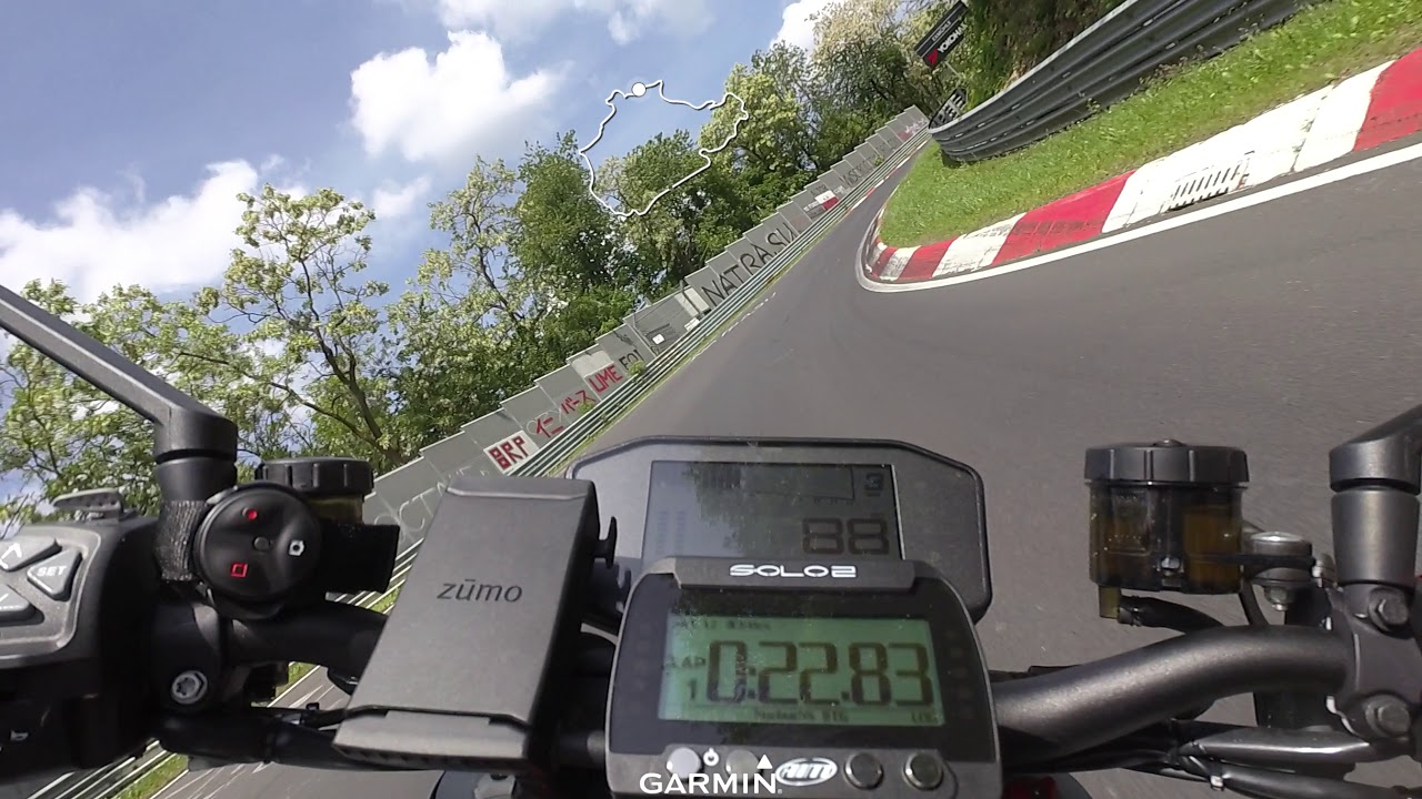 KTM 1290 Superduke at Nurburgring,