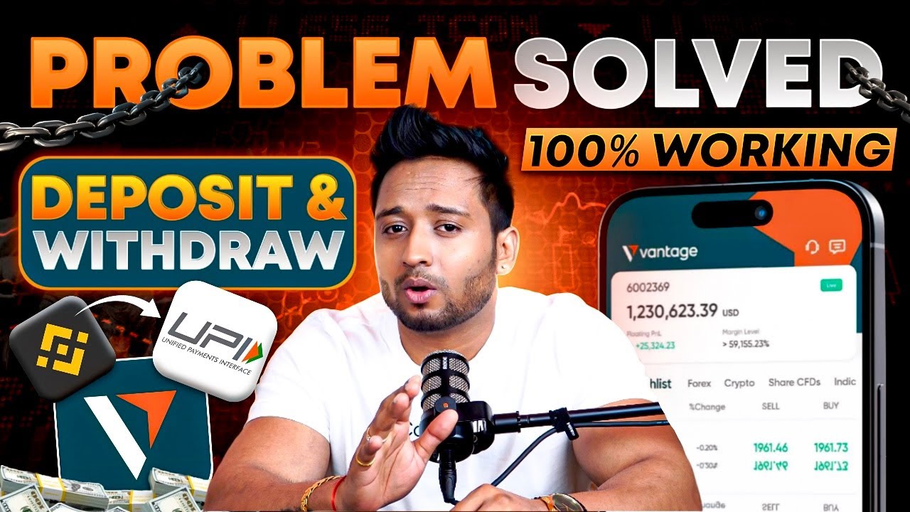 Vantage live deposit and withdrawal | All Problem Solved 100% | Tech Trader ji